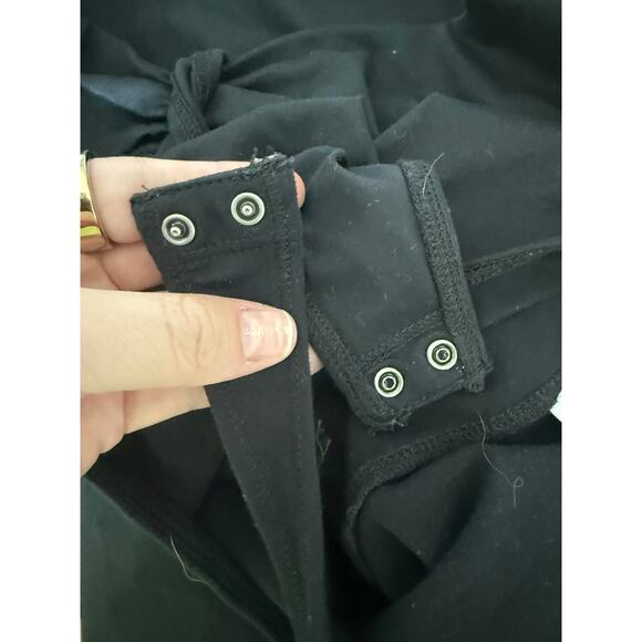 Abercrombie & Fitch Soft Collection Cut Out Black Bodysuit Size Medium - Picture 6 of 6